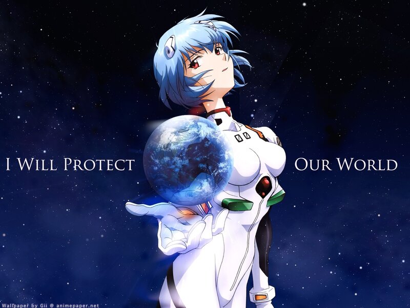 Anime Girl Holding Planet