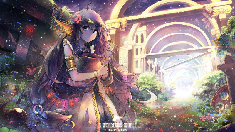 Anime Girl Holding Pot
