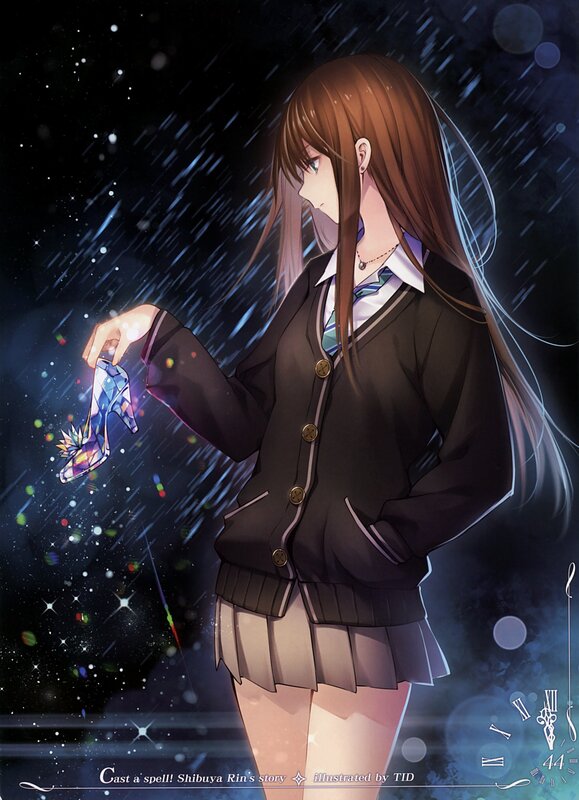Anime Girl Holding Shoe