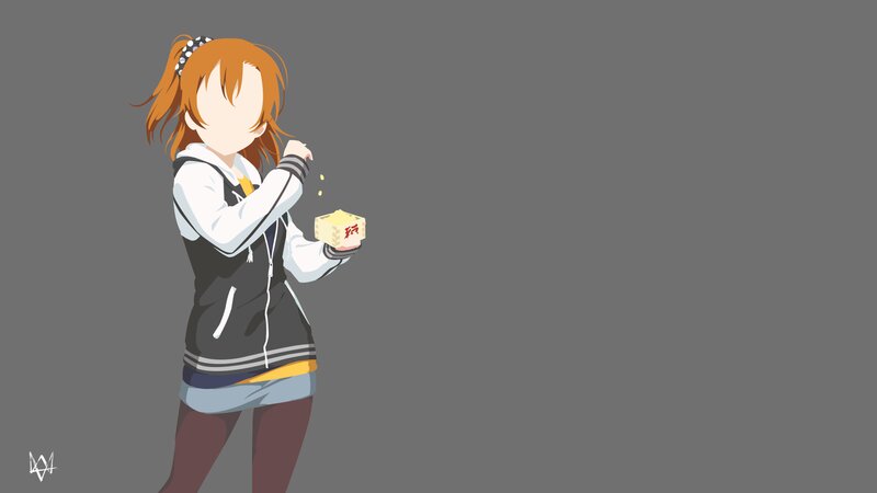Anime Girl Holding Tofu
