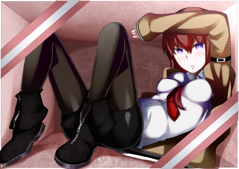 anime girl in a box