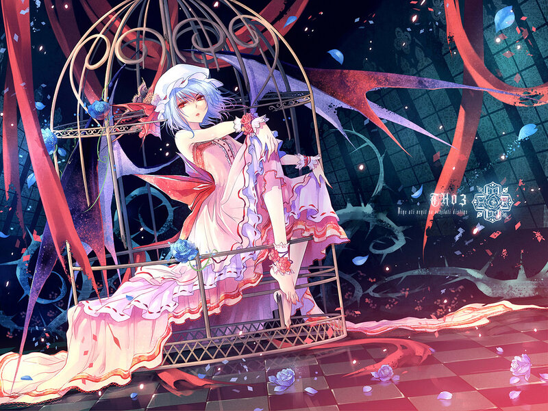 Anime Girl in a Cage — Purple