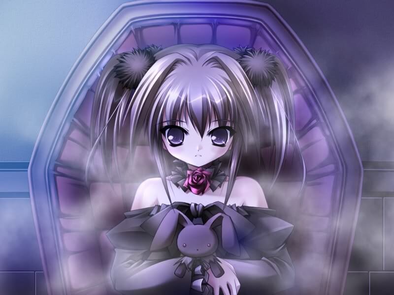 anime girl in a coffin