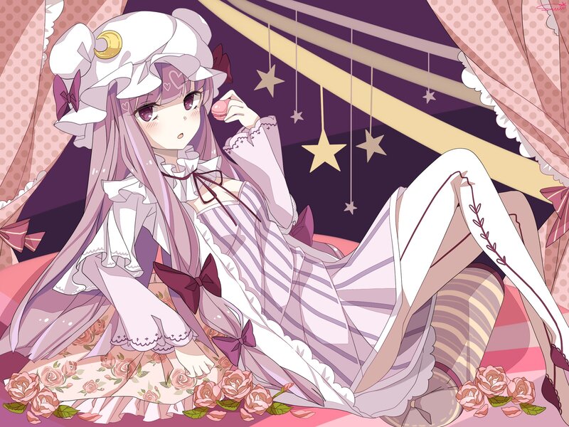 anime girl in a dreamy room