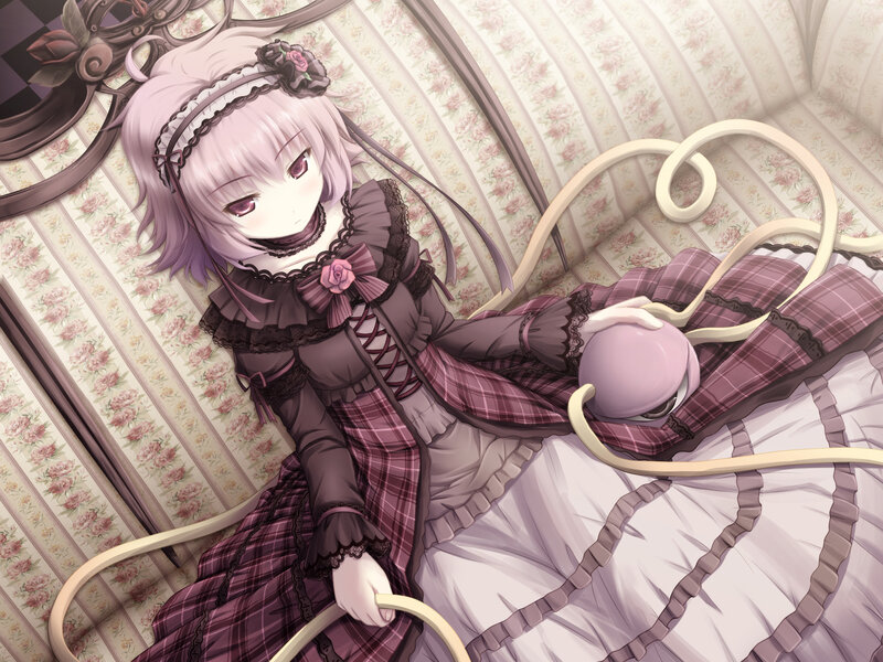 anime girl in a dress