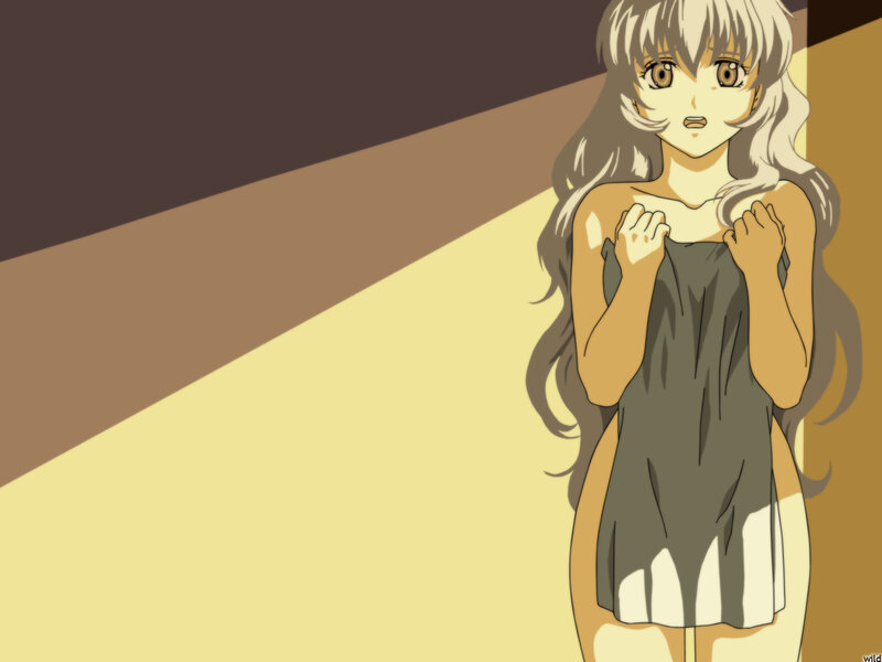 anime girl in a dress