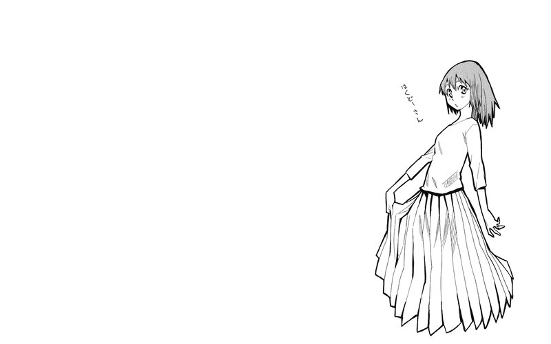 anime girl in a dress