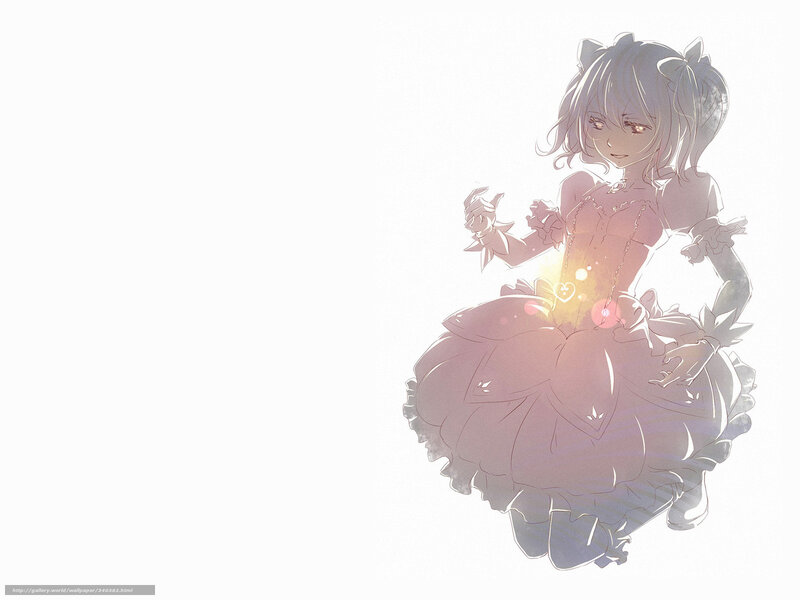 anime girl in a dress
