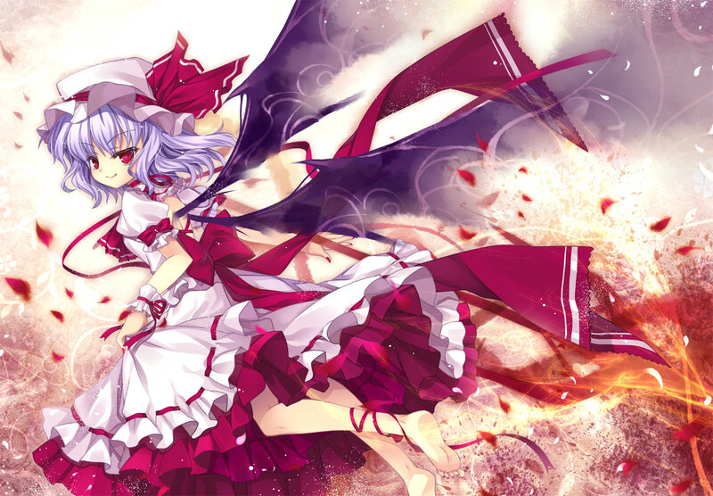 Anime girl in a dynamic pose