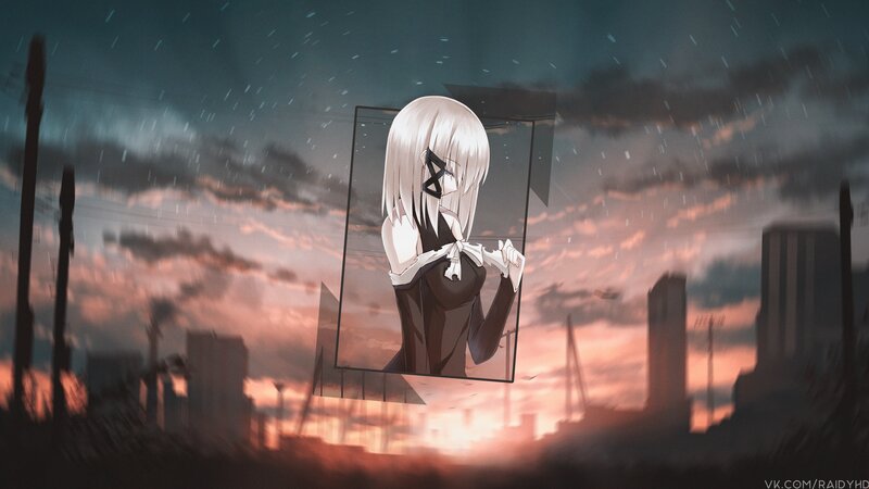 Anime Girl in a Frame