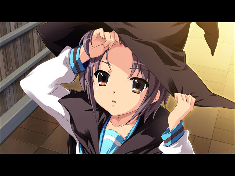 anime girl in a hat