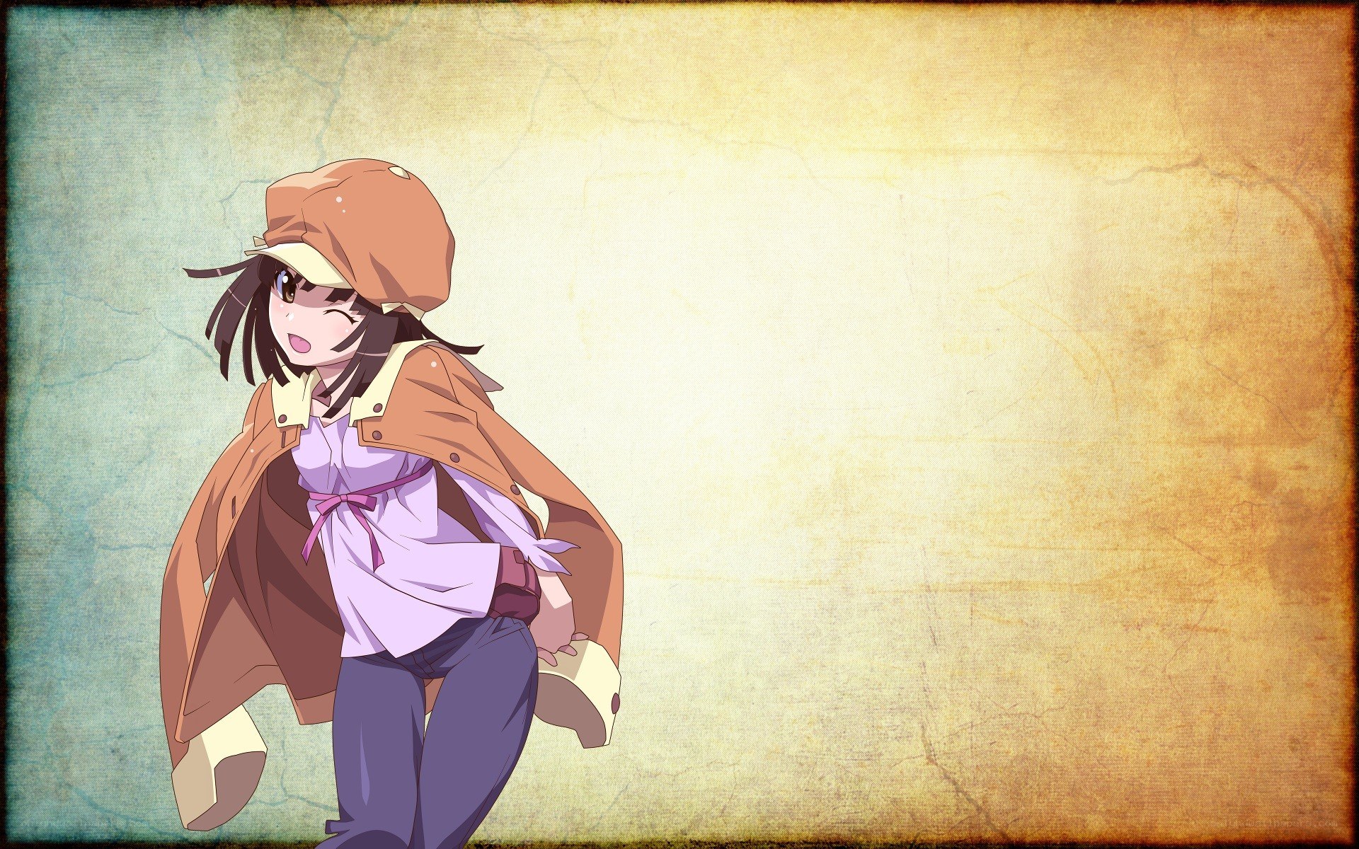anime girl in a hat