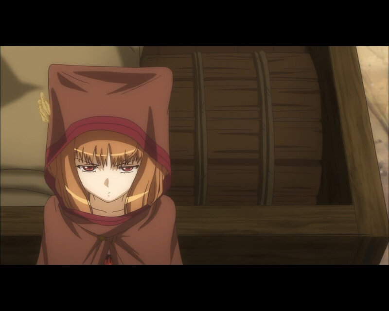 anime girl in a hood