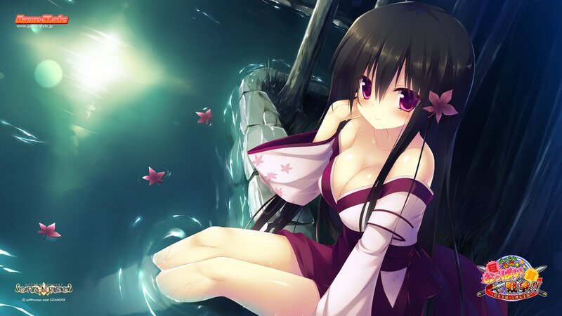 anime girl in a kimono