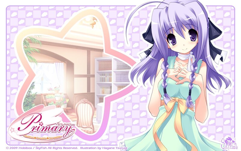 Anime girl in a room