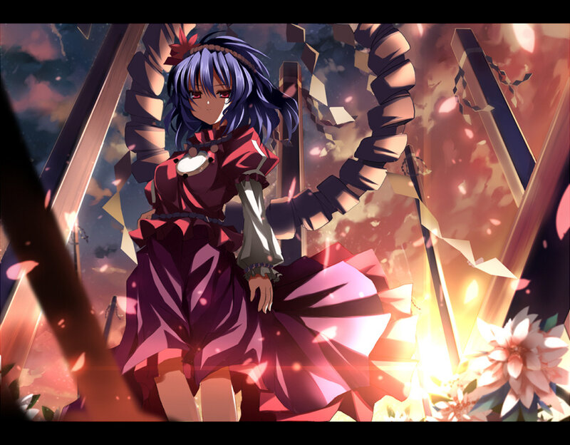 Anime girl in a shattered world