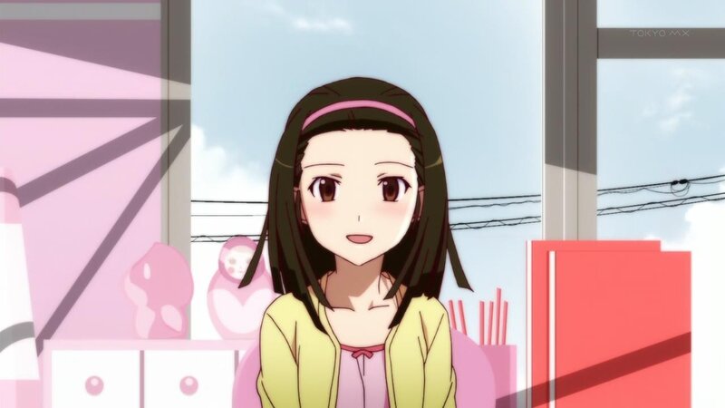 anime girl in a shop