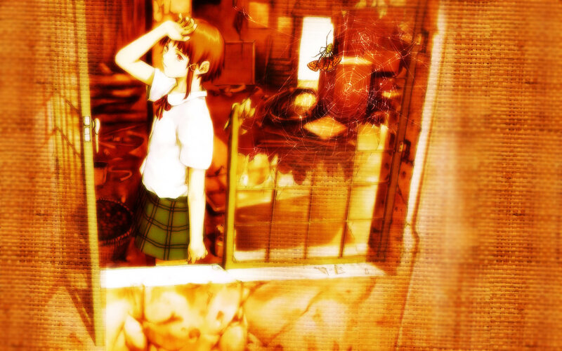 anime girl in a sunlit room