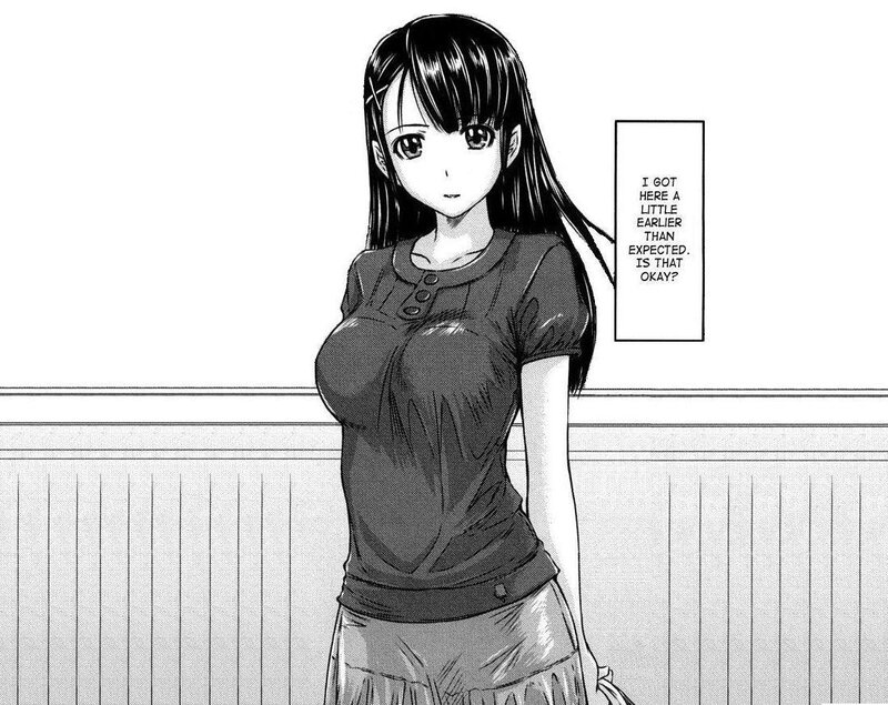 anime girl in a t-shirt