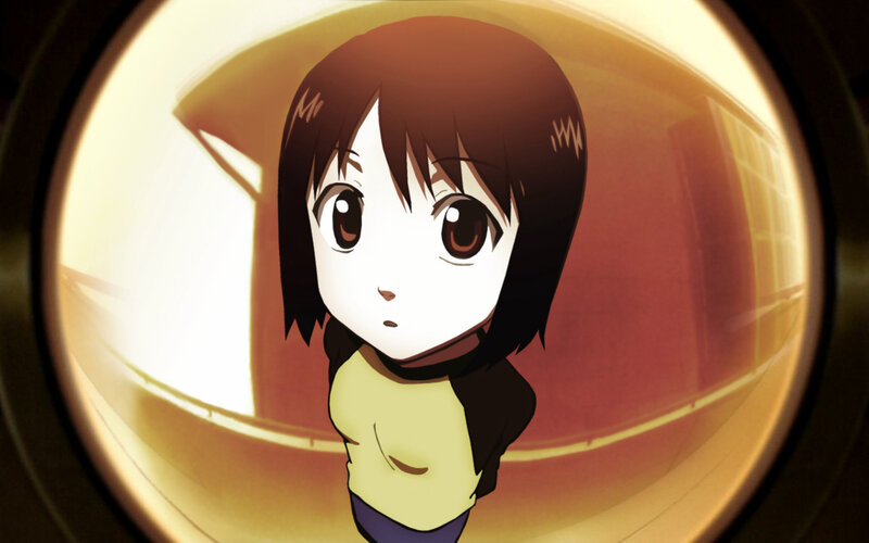anime girl in a tunnel