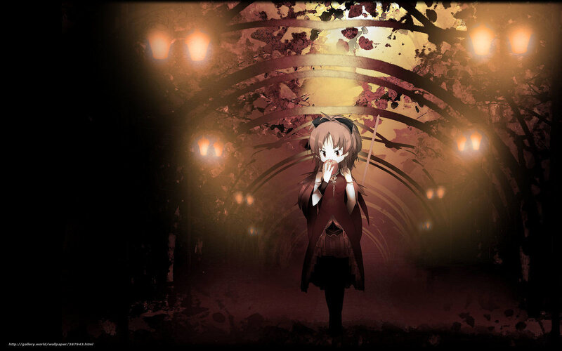 Anime girl in a tunnel