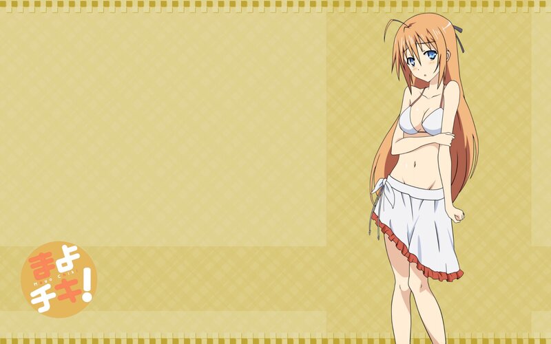 Anime girl in a white outfit