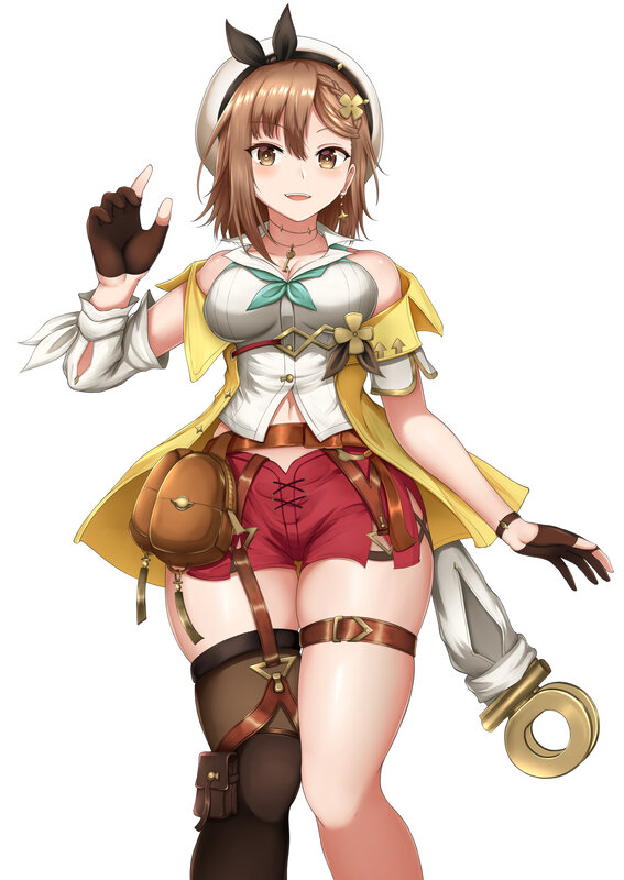 Anime Girl in Adventurer Outfit — Brown
