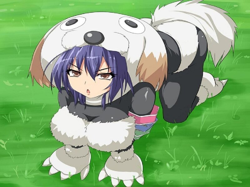 Anime Girl in Animal Costume — Green