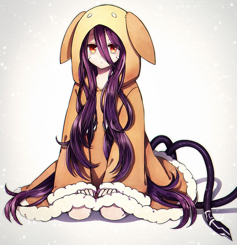 Anime Girl in Animal Costume — Purple