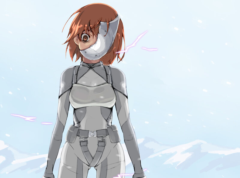 anime girl in armor