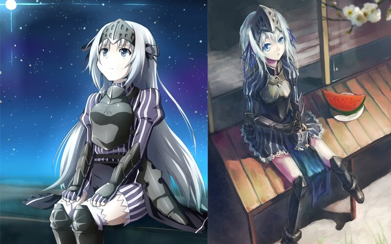 anime girl in armor
