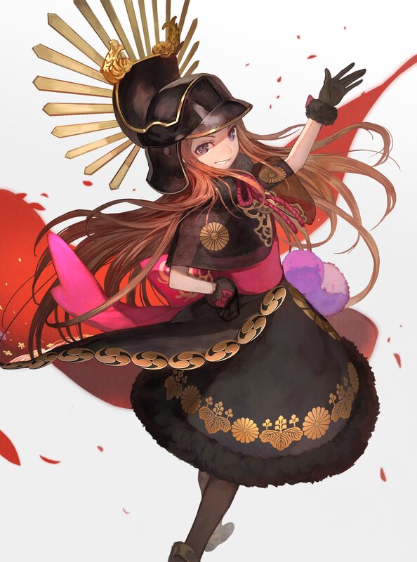 Anime Girl in Armor — Black, Dynamic