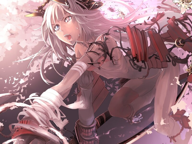 Anime Girl in Armor — Pink