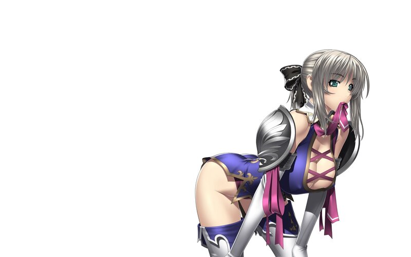 Anime Girl in Armor — Purple, Neutral