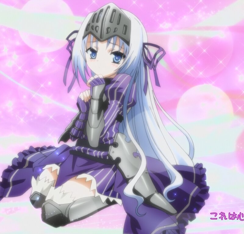 Anime Girl in Armor — Purple
