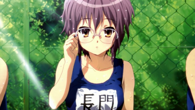 anime girl in athletic wear