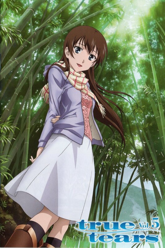 Anime Girl in Bamboo Forest — Green, Serene, Afternoon, Scarf