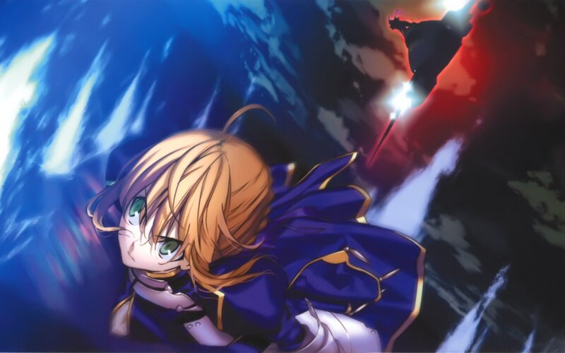 anime girl in battle