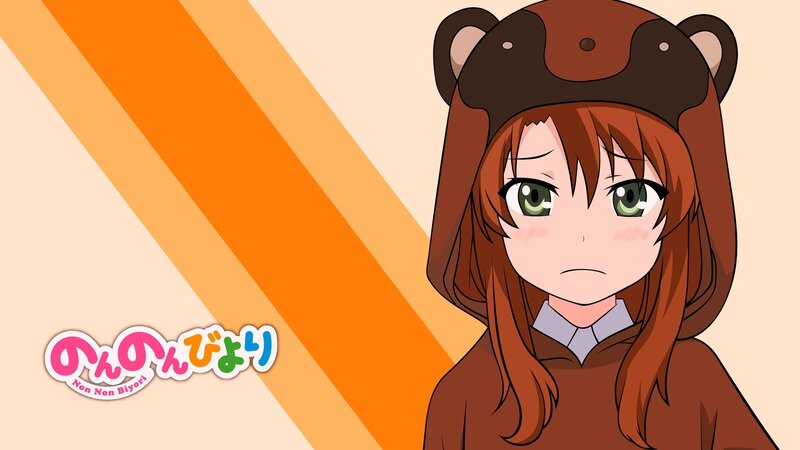 Anime Girl in Bear Hat