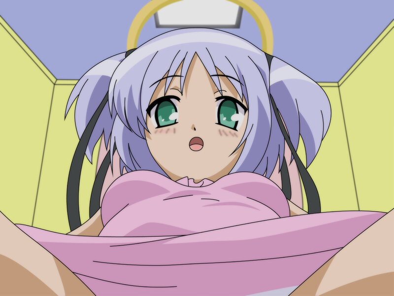anime girl in bed