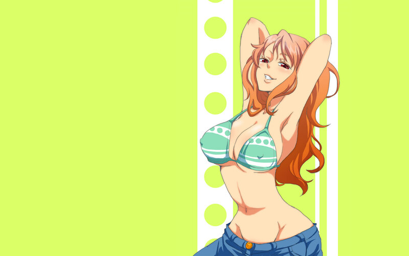 anime girl in bikini