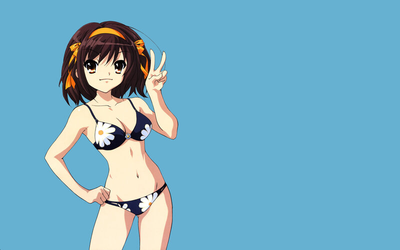anime girl in bikini