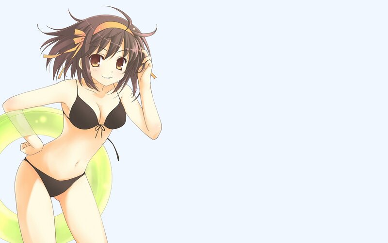 anime girl in bikini