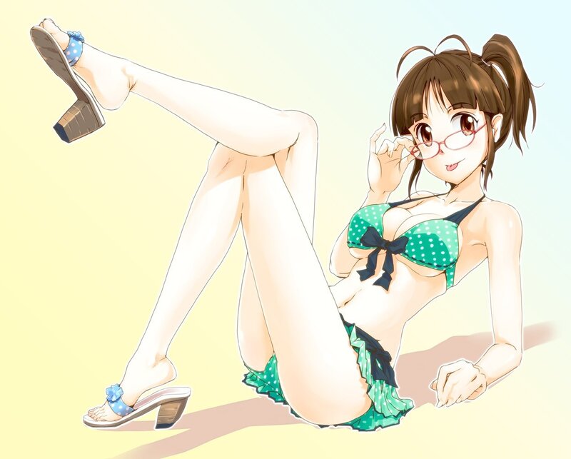 anime girl in bikini