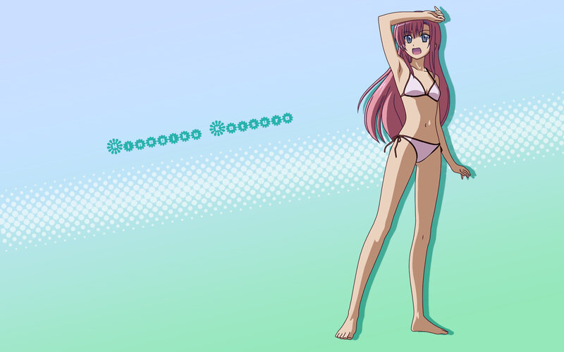 anime girl in bikini