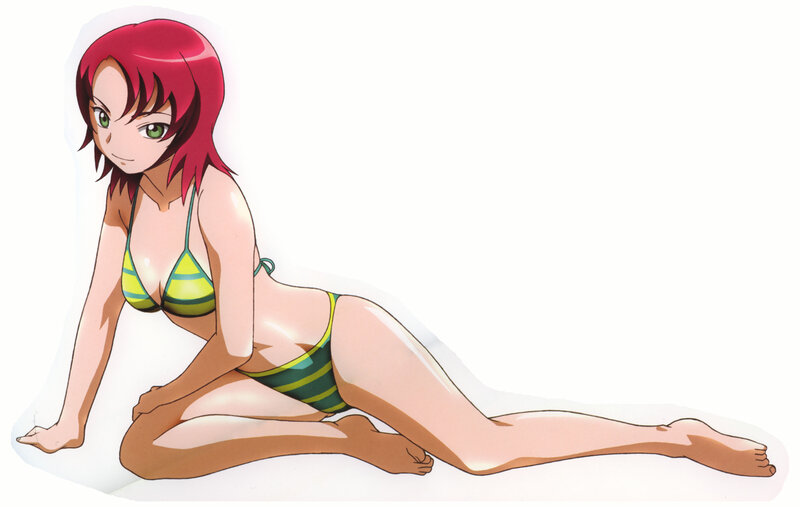 anime girl in bikini