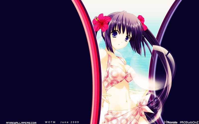 anime girl in bikini