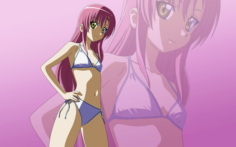 anime girl in bikini