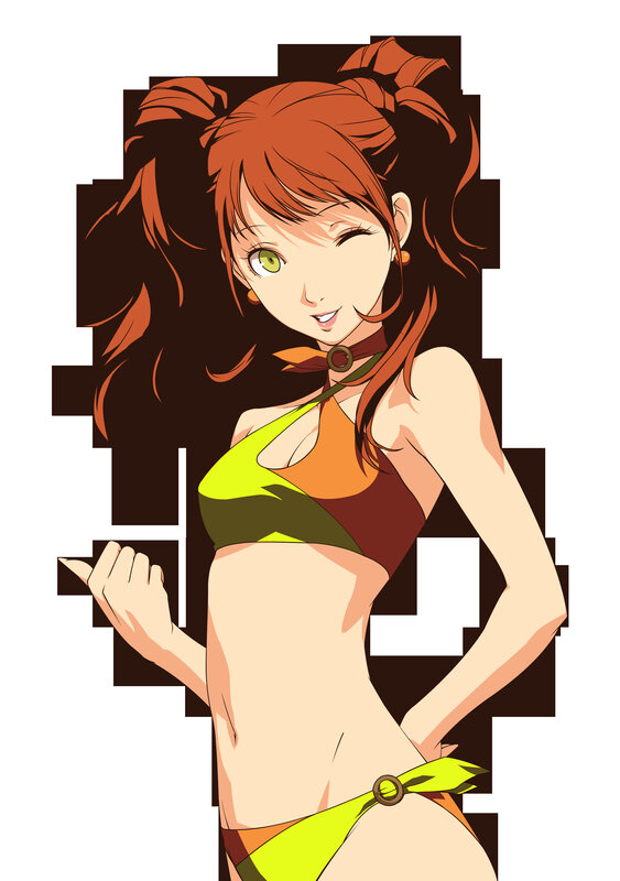 anime girl in bikini