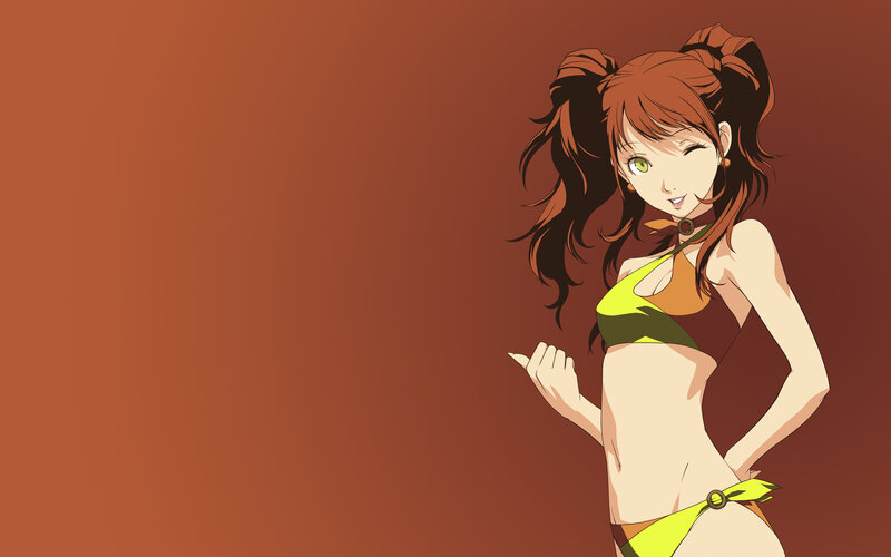 anime girl in bikini